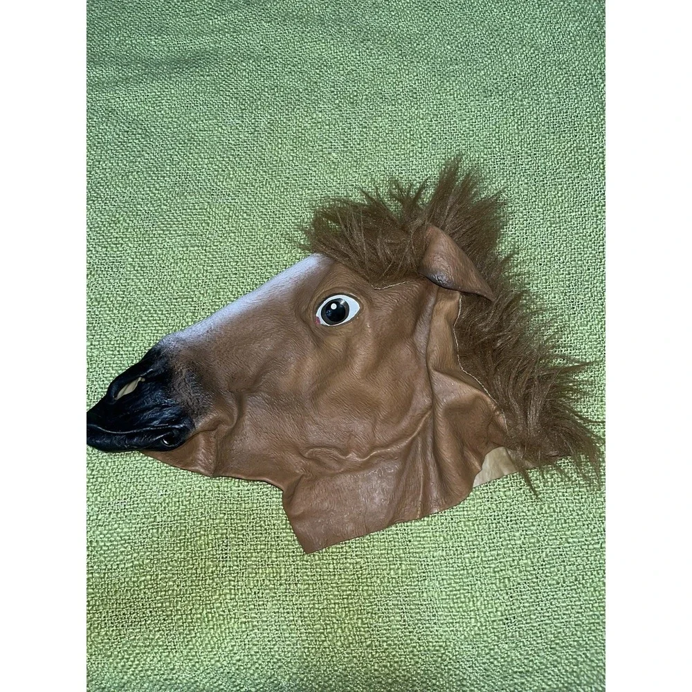 Horse Head Mask Halloween Costume‎ Theater Prop